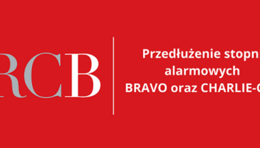 Zdjęcie dla artykułu Przedłużenie obowiązywania stopni alarmowych BRAVO oraz CHARLIE-CRP – do 31 lipca