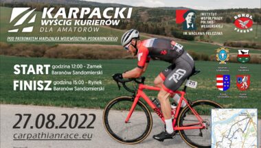 Zdjęcie dla artykułu Karpacki Wyścig Kurierów dla Amatorów znów przejedzie ulicami naszej Gminy!
