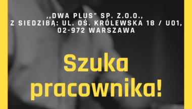 Zdjęcie dla artykułu Szukasz pracy? Ta oferta jest dla Ciebie!