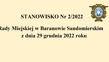 Zdjęcie dla artykułu Stanowisko Rady Miejskiej dot. aktów wandalizmu na terenie Gminy Baranów Sandomierski