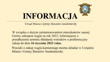 Zdjęcie dla artykułu Komunikat dotyczący preferencyjnej sprzedaży węgla