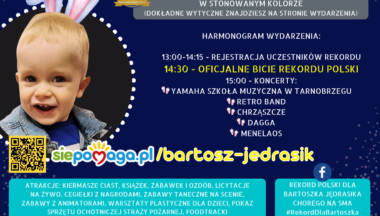 Zdjęcie dla artykułu Rekord Polski dla Bartoszka Jędrasika chorego na SMA !