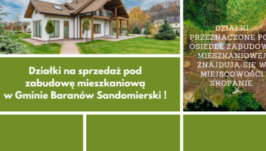 Zdjęcie dla artykułu Marzysz o własnej działce pod budowę domu jednorodzinnego? Na sprzedaż wystawiono kolejne działki w Skopaniu!