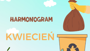 Zdjęcie dla artykułu Znamy harmonogram wywozu śmieci na kwiecień 2023!