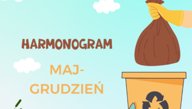 Zdjęcie dla artykułu Znamy harmonogram wywozu odpadów komunalnych na najbliższe miesiące!