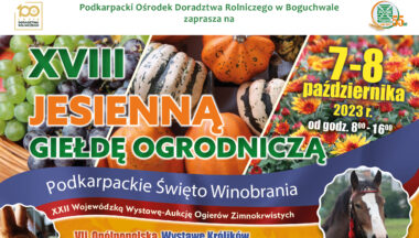 Zdjęcie dla artykułu Zapraszamy na XVIII Jesienną Giełdę Ogrodniczą