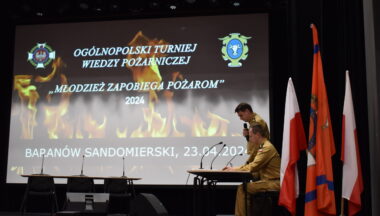 Zdjęcie dla artykułu Powiatowe eliminacje Ogólnopolskiego Turnieju Wiedzy Pożarniczej „Młodzież Zapobiega Pożarom”