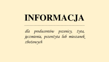 Zdjęcie dla artykułu Informacja dot. pomocy finansowej dla producentów rolnych