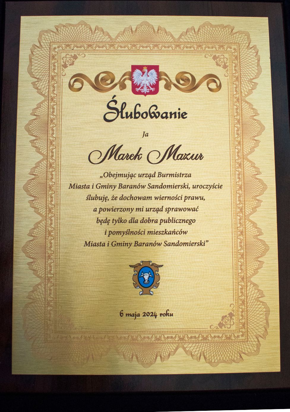 Burmistrz i nowa Rada złożyli ślubowanie