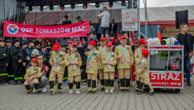 Zdjęcie dla artykułu Mali Strażacy z Suchorzowa na IV Międzynarodowej Olimpiadzie Dziecięcych Drużyn Pożarniczych w Wieruszowie