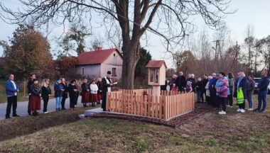 Zdjęcie dla artykułu Poświęcenie Odnowionej Kapliczki Maryjnej w Dymitrowie Małym