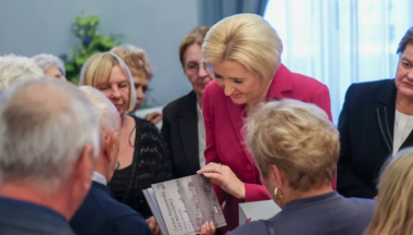 Zdjęcie dla artykułu UTW z Baranowa Sandomierskiego w Pałacu Prezydenckim i Muzeum POLIN