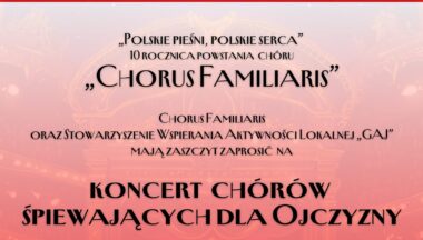 Zdjęcie dla artykułu Koncert Chórów śpiewających dla ojczyzny!
