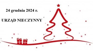 Zdjęcie dla artykułu 24 grudnia 2024r. Urząd Nieczynny
