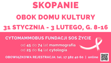 Zdjęcie dla artykułu CytoMammobus Fundacji SOS Życie w Skopaniu!