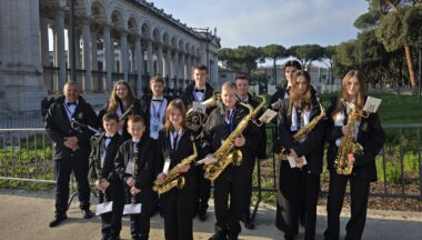 Zdjęcie dla artykułu Hołd Gminnej Orkiestry Dętej dla Jana Pawła II