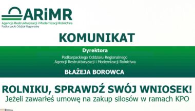 Zdjęcie dla artykułu Ważna informacja dla rolników- Wydłużenie terminu na rozliczenie inwestycji w silosy.