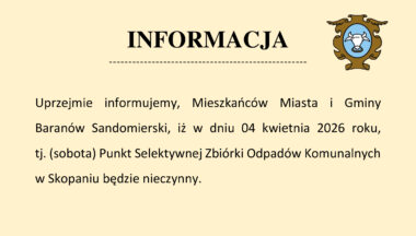 Zdjęcie dla artykułu W dniu 4 kwietnia PSZOK nieczynny!