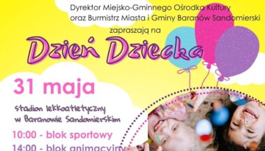 Zdjęcie dla artykułu Dzień Dziecka w Gminie Baranów Sandomierski – przed nami weekend pełen atrakcji