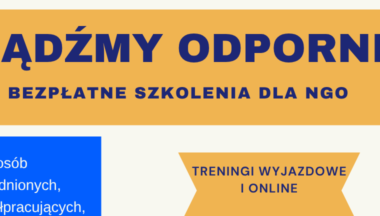 Zdjęcie dla artykułu Bądźmy odporni – bezpłatne szkolenia dla organizacji pozarządowych