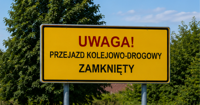 Zdjęcie dla artykułu Uwaga! Czasowe zamknięcia przejazdów kolejowo-drogowych na terenie Gminy Baranów Sandomierski