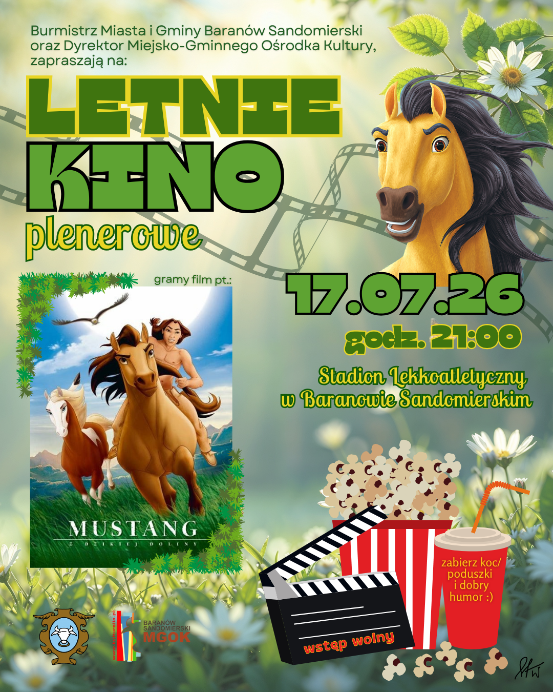 Letnie kino plenerowe w Baranowie Sandomierskim