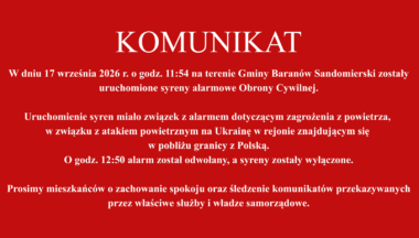 Zdjęcie dla artykułu Komunikat